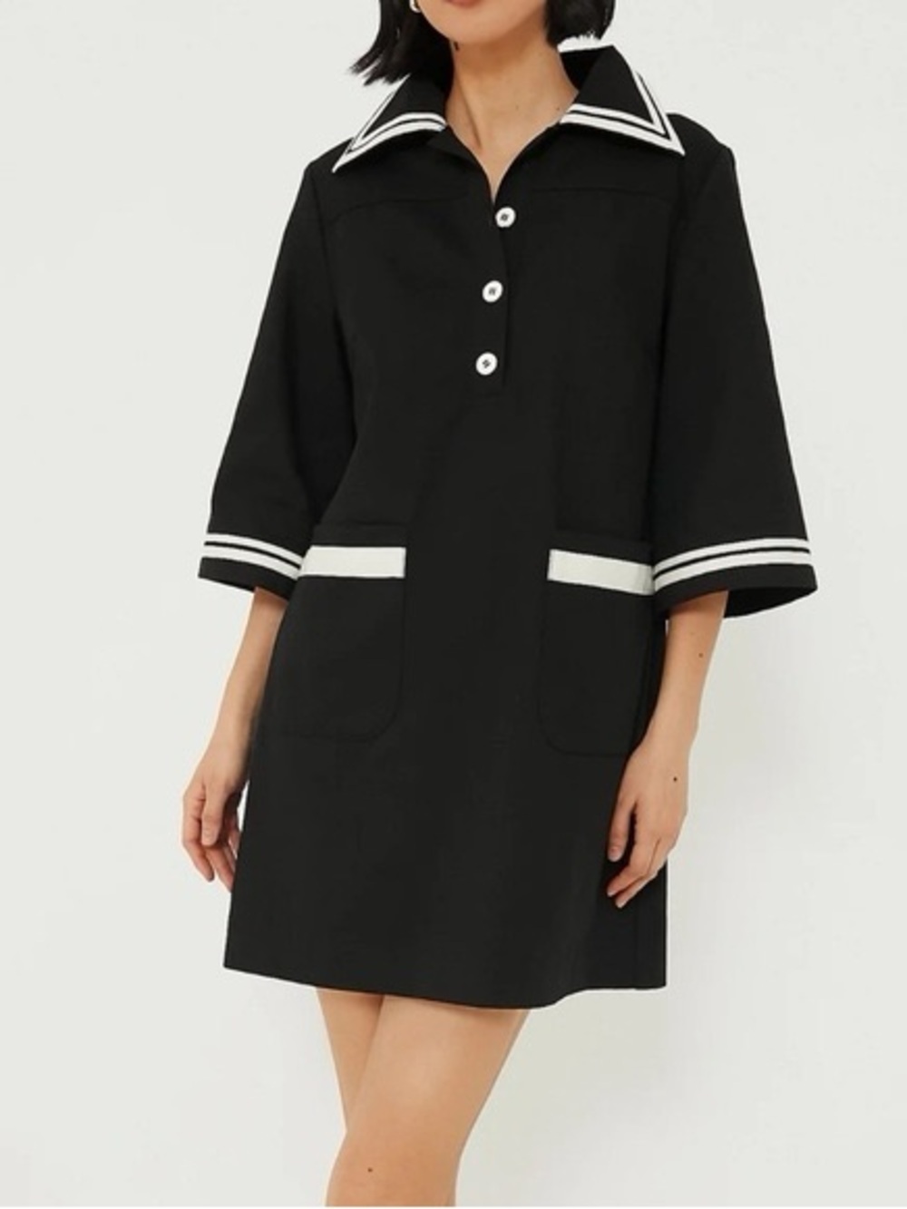 Pomander Place Jet Black Hart Shirt Mini Dress Size Large Tuckernuck Nautical